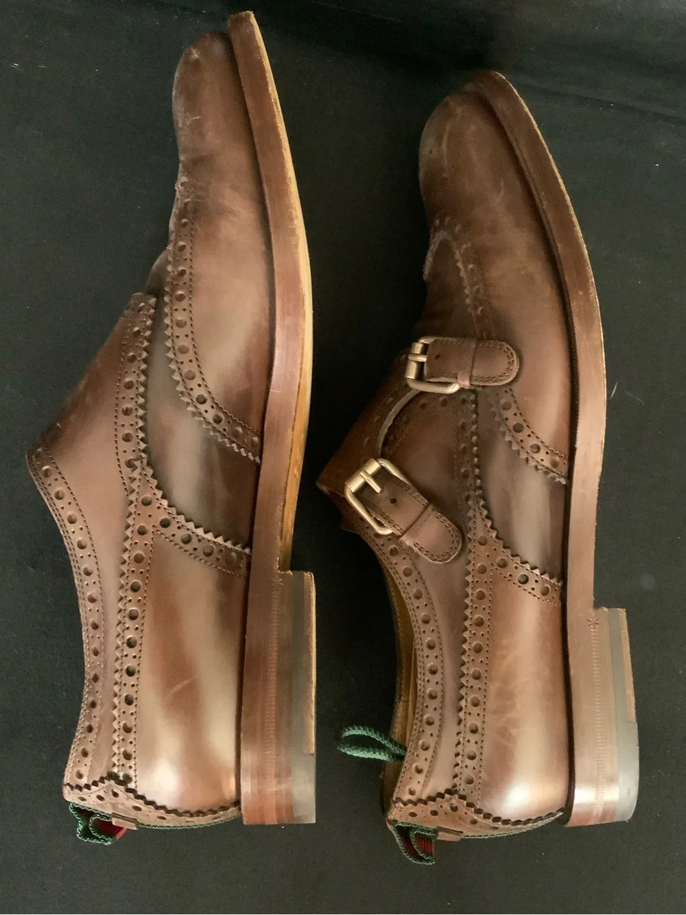 Gucci monk strap dress shoes